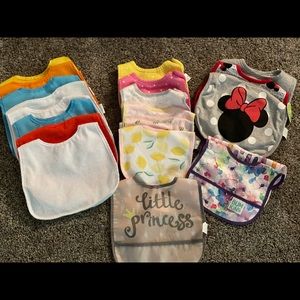 Baby Girl Bibs Bundle